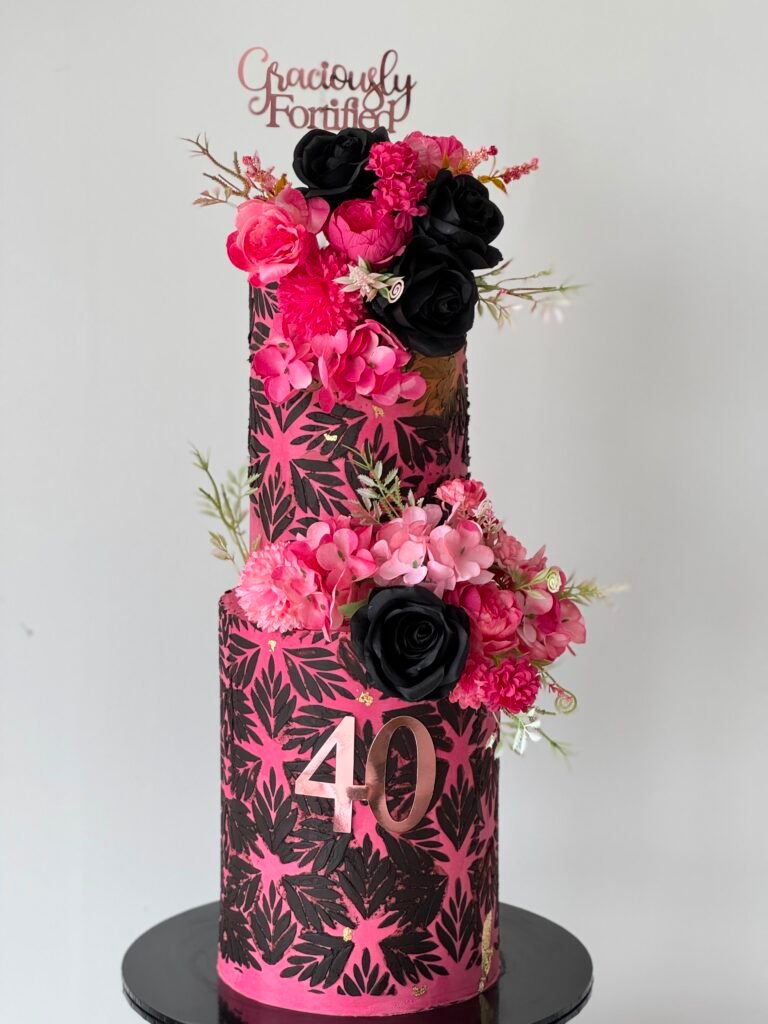 2 tier Custom cake  6&8 inches