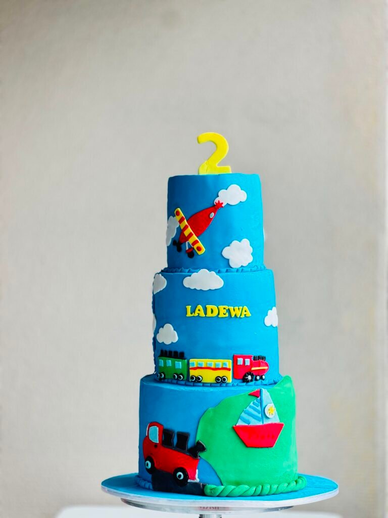 3 tier Custom made  6 inch, 8 inch and 10 inch cake