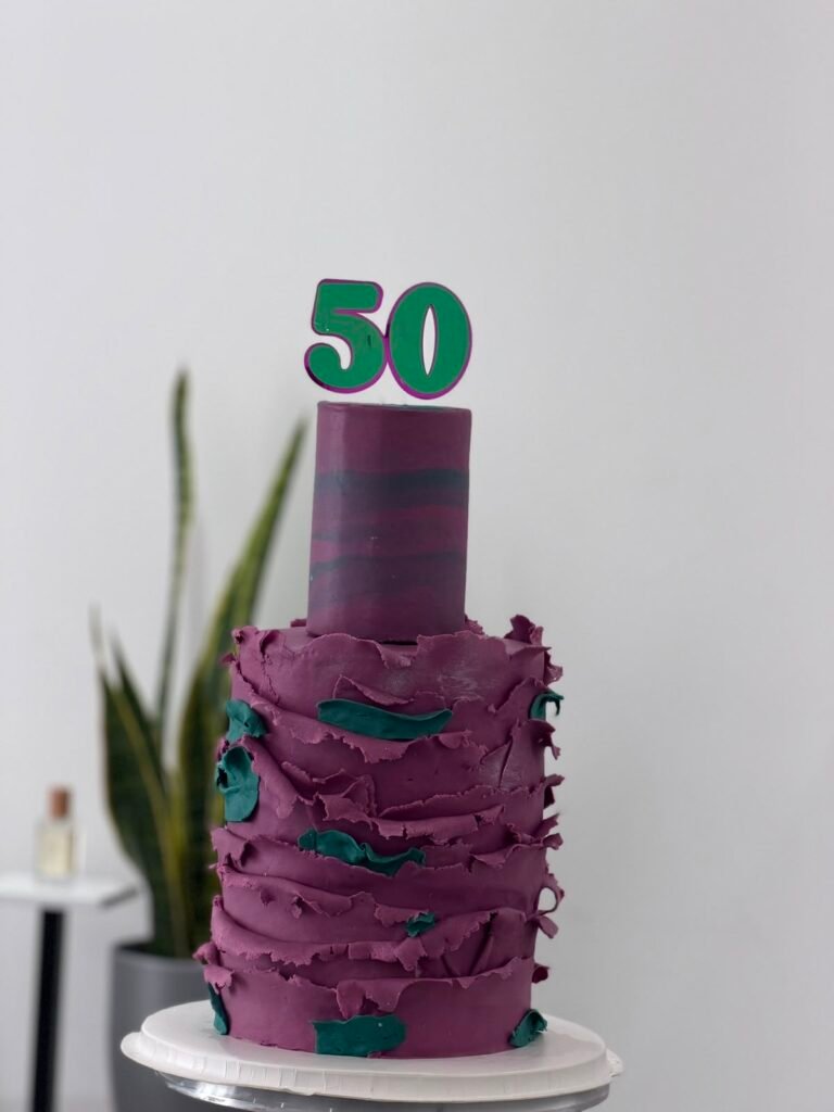 5& 8 inch fondant cake